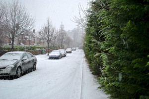 Car in snow