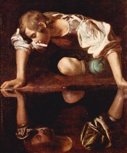 caravaggio narcissus